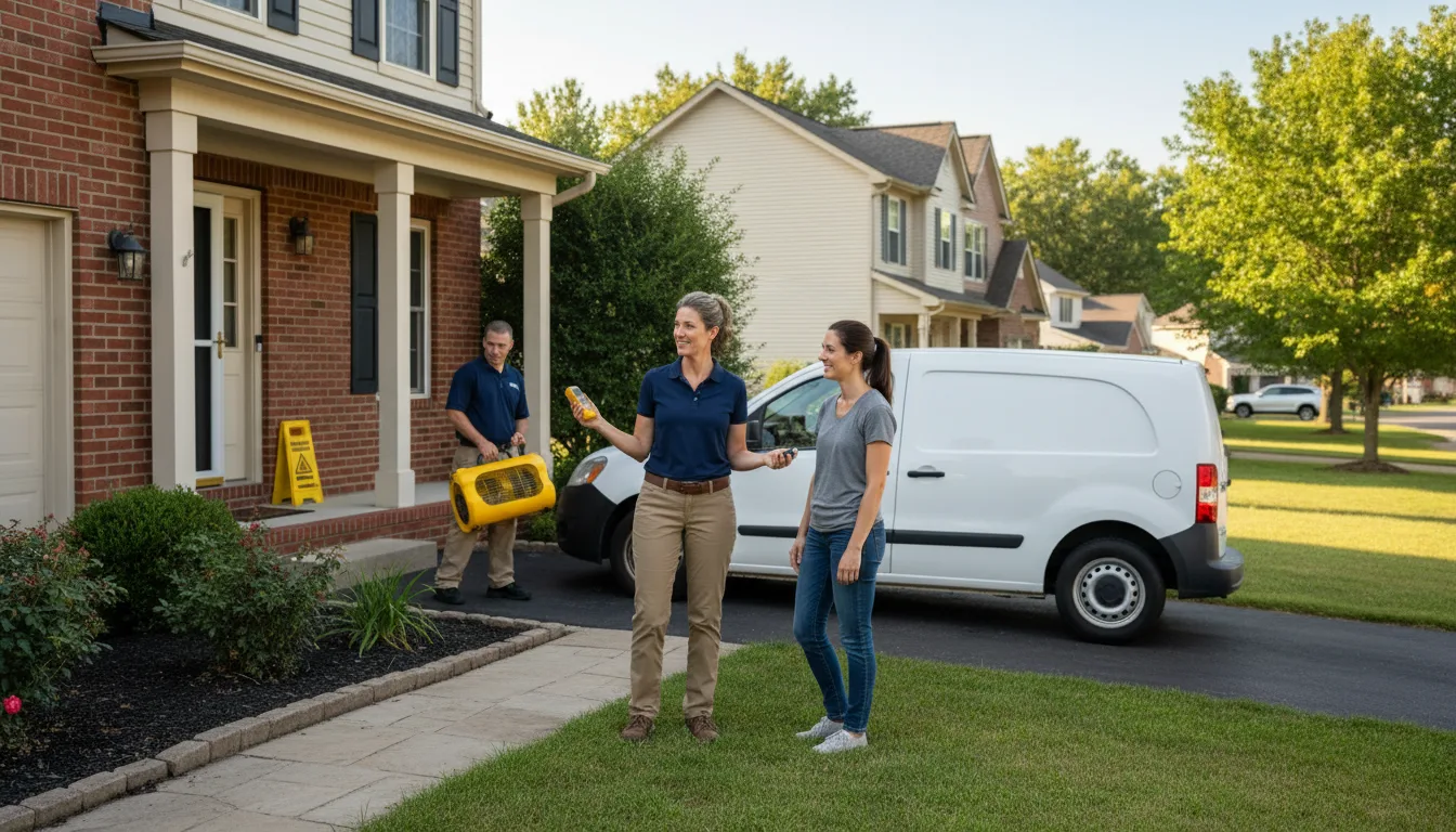 Water restoration image for Fire And Smoke Damage Restoration in Piedmont, OK
